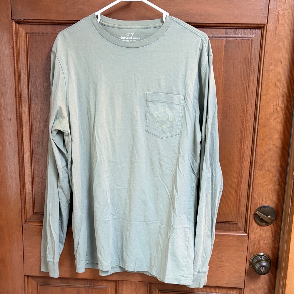 Vineyard Vines Sage Long Sleeve Tee Size M
